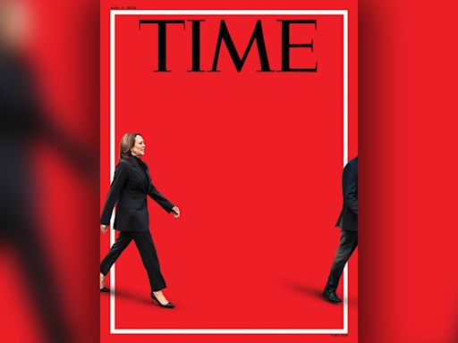 Kamala Harris replaces Joe Biden in iconic Time Magazine cover design