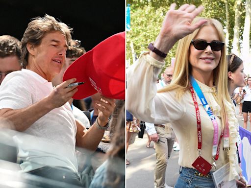 En fotos: Nicole Kidman, Natalie Portman, Tom Cruise y todas las celebridades que dijeron presente en los Juegos Olímpicos