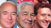 Jeff Bezos, Jamie Dimon, and Mark Zuckerberg have sold stock worth about $9 billion. They might think markets can't go much higher.