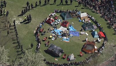 Pro-Palestinian student protest at Northeastern University in Boston cleared by police