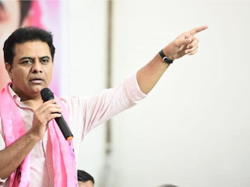 KTR alleges Telangana Congress govt resorting to digital vandalism | Hyderabad News - Times of India