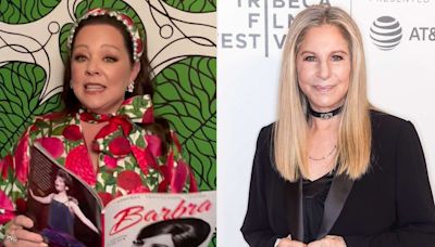 Melissa McCarthy on Barbra Streisand's Ozempic Comment: 'She Thought I Looked Good. I Win the Day'