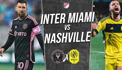 Inter Miami vs. Nashville EN VIVO ONLINE GRATIS: alineaciones oficiales del partido