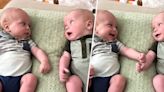 Watch these adorable twin babies meet each other for the first time