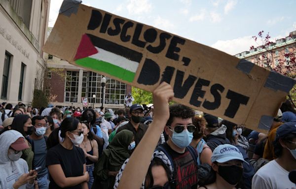 Columbia Gaza protestors take over campus building after school started suspending students: Live updates