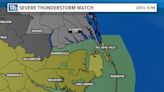 Most of Outer Banks, eastern North Carolina under severe thunderstorm watch