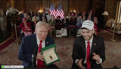 Streamer Adin Ross Just Gave Donald Trump a Special (and Potentially Inappropriate) Rolex