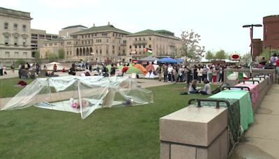 Encampment continues at UW-Madison, protesters & campus leaders negotiate