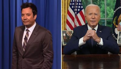 Jimmy Fallon Takes a Jab at Biden Over COVID Diagnosis