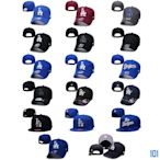 101潮流MLB Los Angeles Dodgers Snapback洛杉磯道奇 棒球帽 男女通用 可調整彎簷帽 嘻哈帽 遮陽
