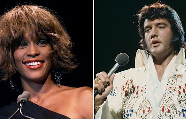 Whitney Houston's amazing family link to Elvis Presley who she met as a child