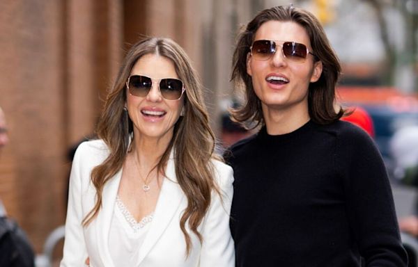 Liz Hurley 'nearly arrested' as she made son chase ex Hugh Grant with 'dagger'