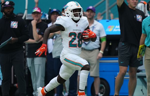 Dolphins Plan to Line up Second-Year RB at Receiver