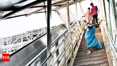 FoB fiasco: Elevator errors leave pedestrians stranded in Hyderabad city | Hyderabad News - Times of India