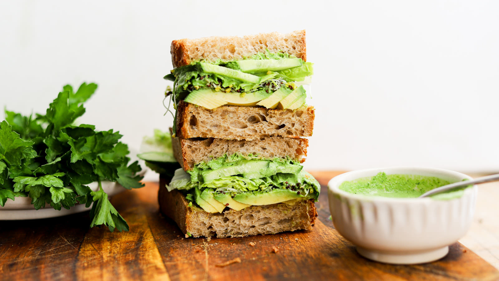 Green Goddess Avocado Sandwich Recipe