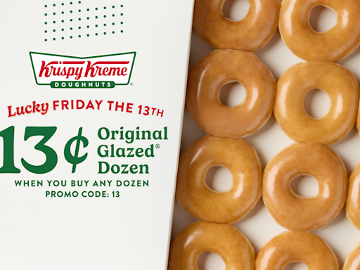 Friday the 13th freebies: Feel lucky with deals from Krispy Kreme, Wendy's