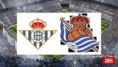 Betis vs R. Sociedad: estadísticas previas y datos en directo | LaLiga EA Sports 2023/2024