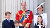 Filhos de Kate Middleton e príncipe William viralizam ao terem mesmas reações dos pais durante o Trooping the Colour