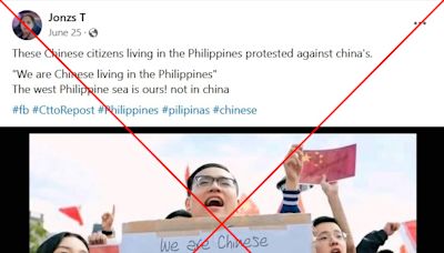 Altered image does not show 'Chinese supporting Manila' amid South China Sea tensions