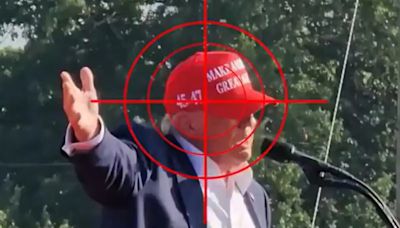 "Shot Perfectly Centred On Head...": New Trump Footage Shows Close Shave