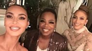 Kim Kardashian and Jennifer Lopez Celebrate Oprah’s 69th Birthday