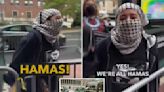 Shocking video captures moment protester near Columbia University yells, ‘We’re all Hamas,’ ‘Long live Hamas’