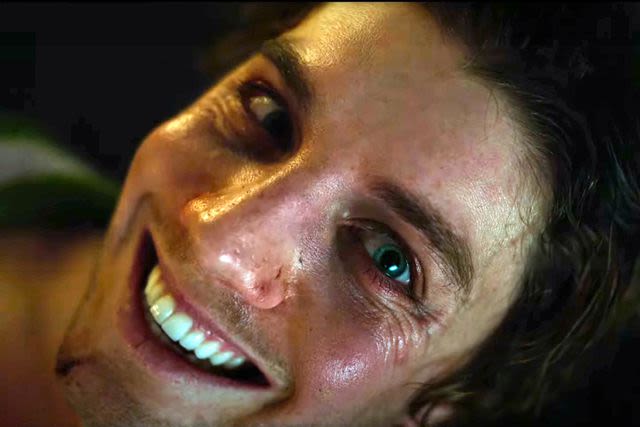 Lukas Gage twists face into disturbing grin in bloody “Smile 2” preview