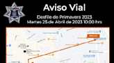 Cerradas las calles del Centro de Aguascalientes por desfile de primavera