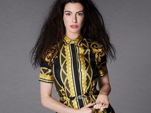 Anne Hathaway Is the Ultimate Mother in Versace's "Icons" Campaign