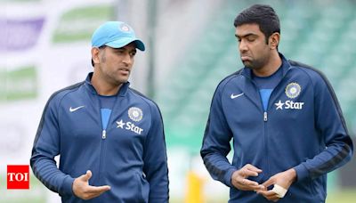 'Be funky': Why MS Dhoni kept giving the same advice to Ravichandran Ashwin for 15 years | Cricket News - Times of India