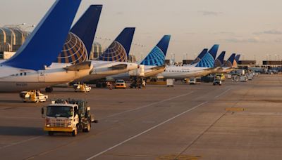 No one hurt after United plane’s engine catches fire at Chicago’s O’Hare airport