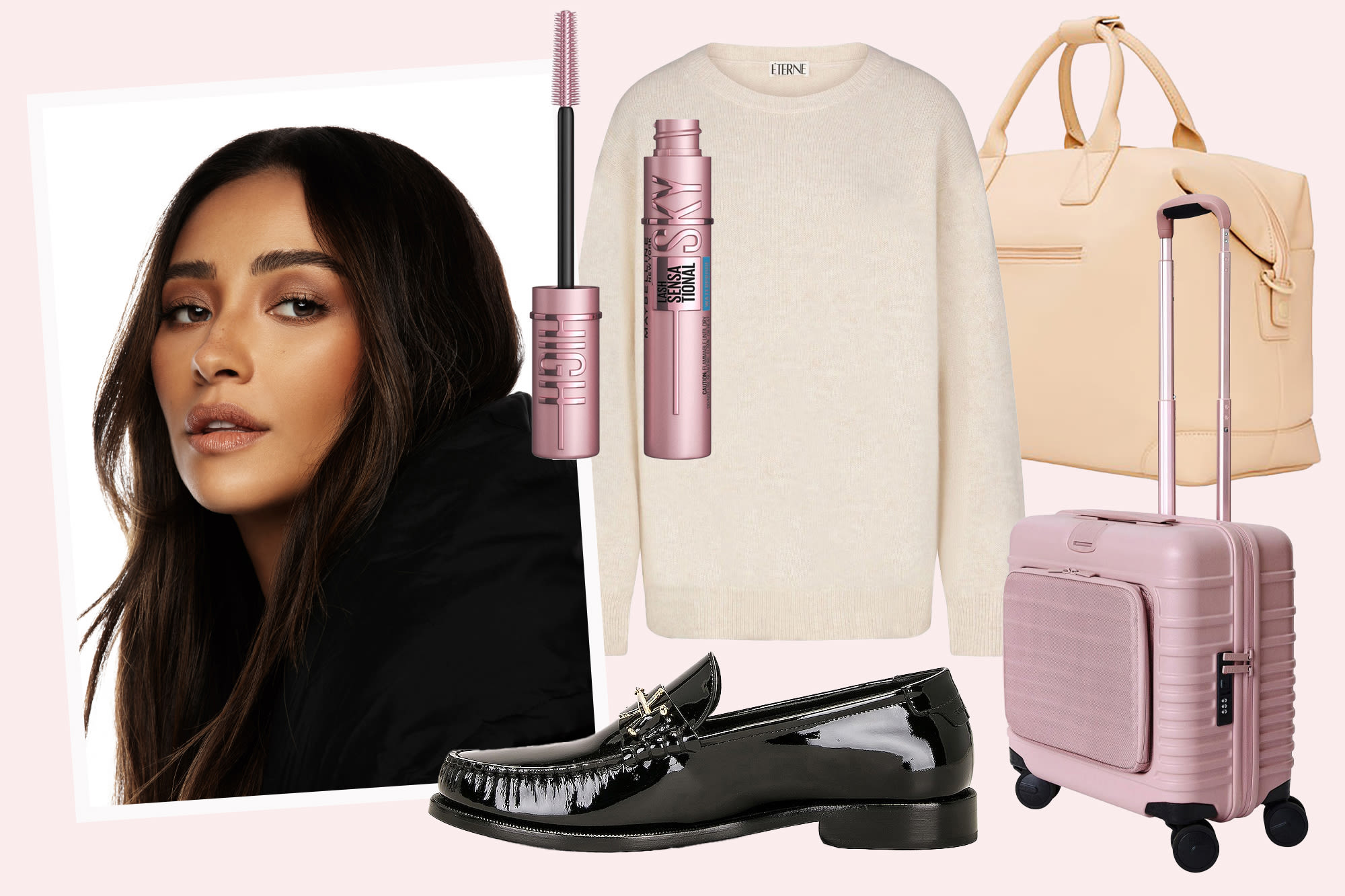 Shay Mitchell’s favorite soft cashmere, smooth tequila and Béis bags