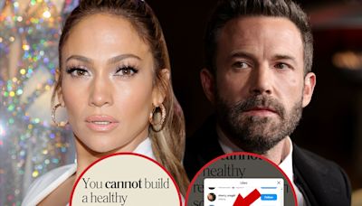 Jennifer Lopez Likes Post About Broken Relationships Amid Ben Affleck Split Rumors