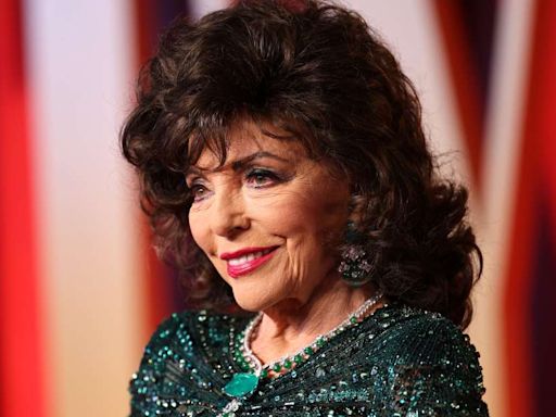 'Dynasty's Joan Collins, 91, Appears Ageless in Rare Photo With Daughter