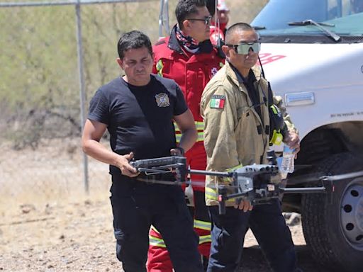 Moviliza a cuerpos de emergencia reporte de caída de avioneta en Hermosillo