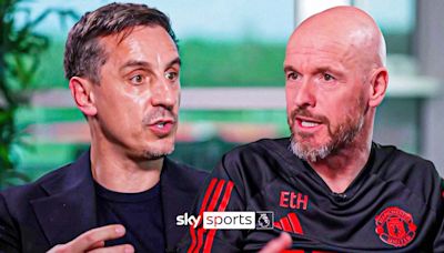 Gary Neville interviews Man Utd manager Erik ten Hag: Harry Kane, Rasmus Hojlund and Man Utd's styles of play