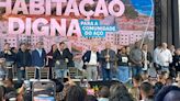 Em entrega de obra na Zona Oeste, Eduardo Paes agradece a Lula e fala sobre 'quedinha especial' do presidente pelo Rio