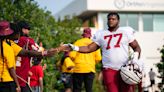 Former Washington offensive lineman is a big fan of Saahdiq Charles