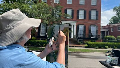 Artists paint downtown New Bern to raise funds for community visual art programs