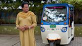 This trans woman was begging on India’s streets. A donated electric rickshaw changed her life