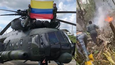 Nueve militares fallecen en accidente de helicóptero de las Fuerzas Armadas de Colombia | El Universal