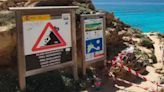 Cerrado el acceso superior a la playa de es Caló des Mort, en Formentera, por el grave riesgo de accidentes
