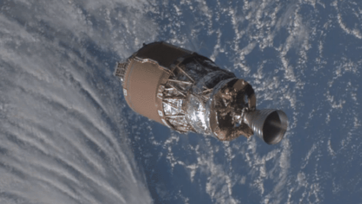 Here’s What A Rocket Looks Like After 15 Years Abandoned In Space