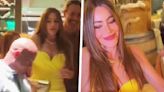 Sofía Vergara derrocha belleza en su cumpleaños con su novio y luciendo un ajustado vestido