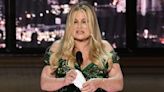 White Lotus ' Jennifer Coolidge Dances Through Play-Off Music in 'Once-in-a-Lifetime' Emmys Speech