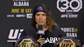 Amanda Nunes praises UFC 289 opponent Irene Aldana: ‘She’s a better fighter than Julianna Peña, for sure’