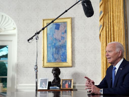 Biden’s Oval Office speech amounts to a wistful first farewell