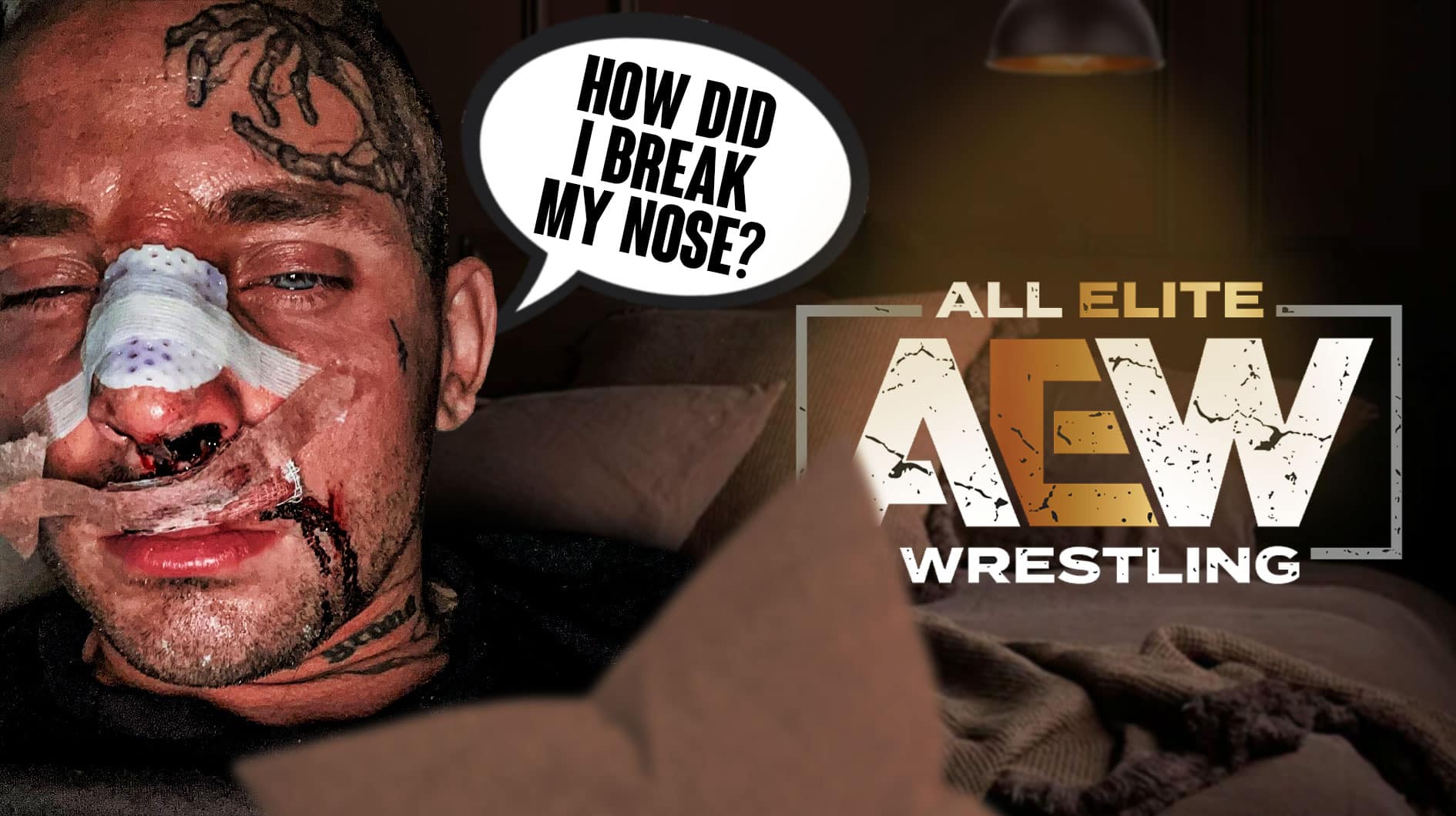 Darby Allin reveals the story behind how he broke his nose in New York City