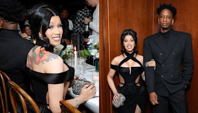 Cardi B Champions Cutouts in Little Black Dress for The Hollywood Reporter’s Power Stylists Dinner With Kollin Carter