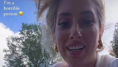 Stacey Solomon says she's a 'horrible person' as Joe Swash 'fuming' over 'absolute dream'